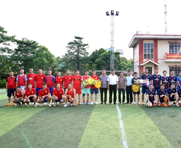 Chương trình giao lưu bóng đá chào mừng kỷ niệm 73 năm ngày Truyền thống...